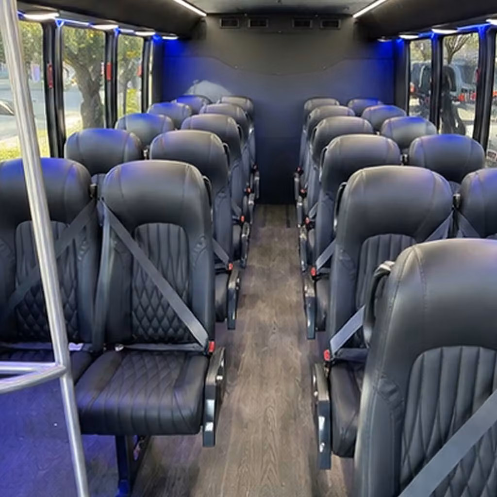 35 passenger minibus inside