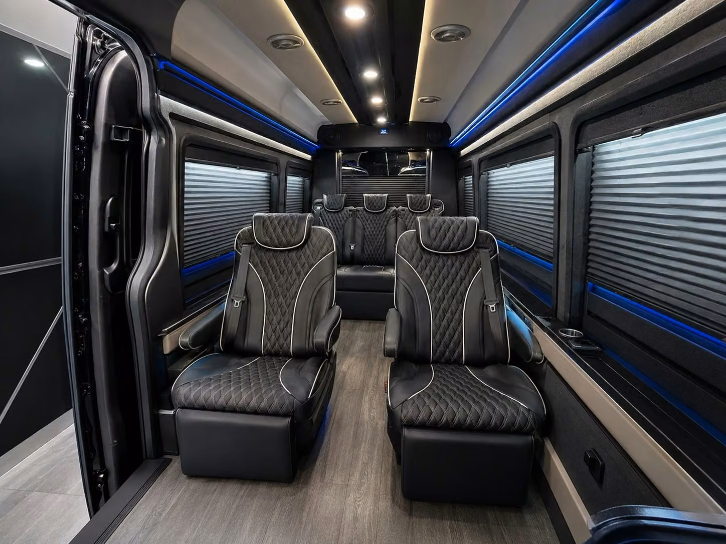 sprinter van with driver interior